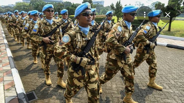 Ilustrasi Pasukan Perdamaian Tni